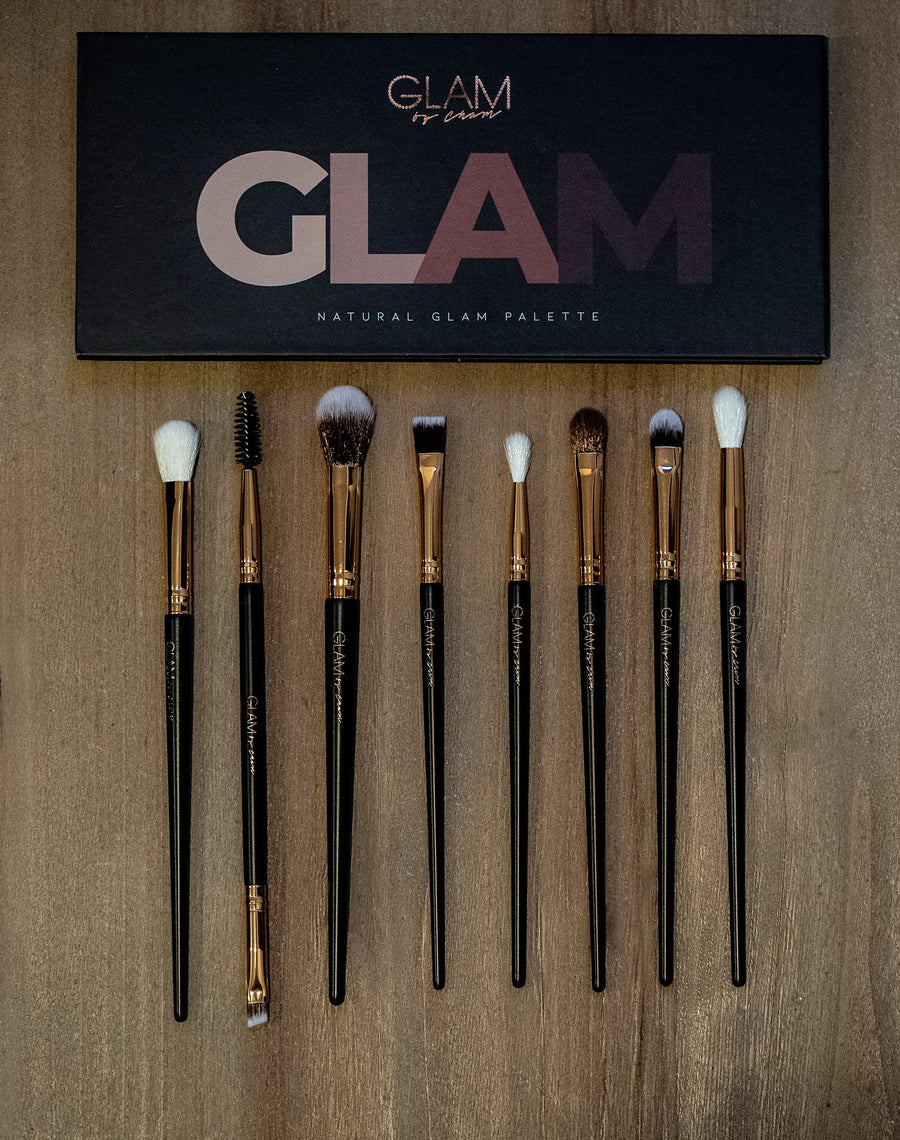 Glam By Cham eye makeup brush set